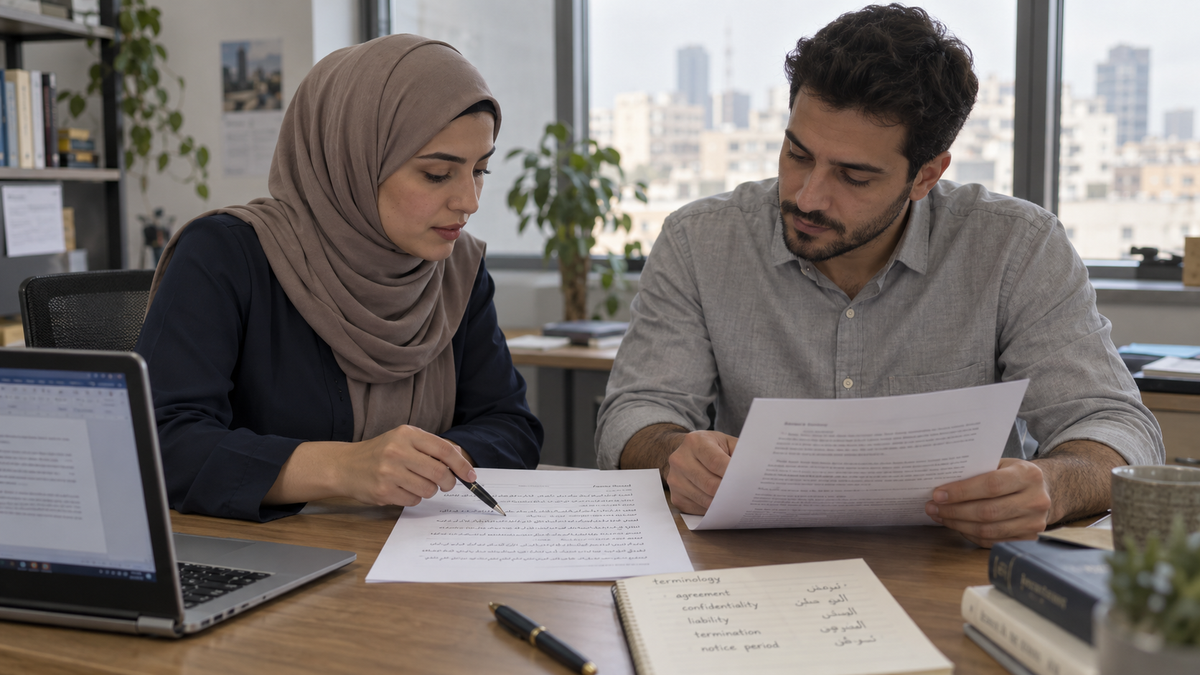 Arabic and English: getting the context right