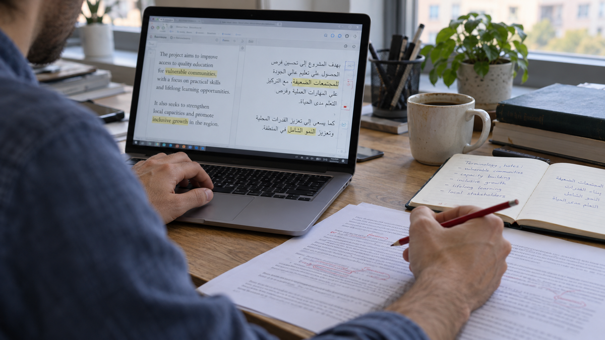 AI translation and human review: where each fits
